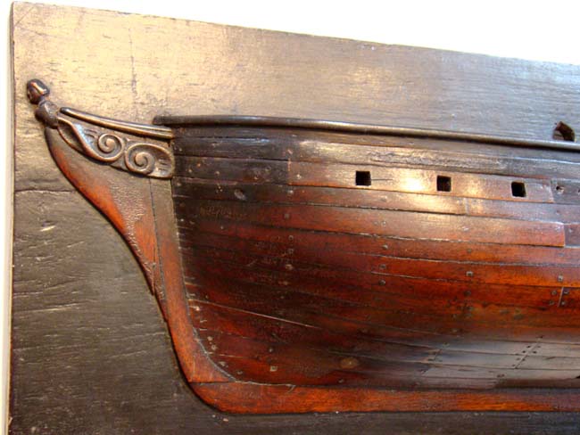 A RARE 18th century Museum quality English Half Hull Model circa 1750-1780 — image 4